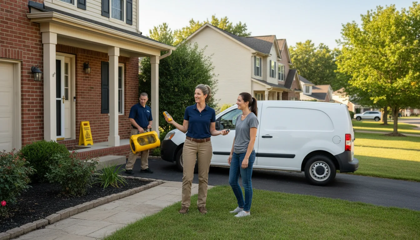 Residential water damage restoration in Amherst, MA